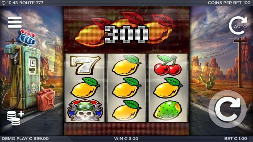 Route 777 slot screen 3