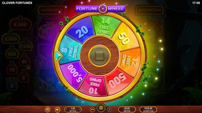 Clover Fortunes slot screen 3
