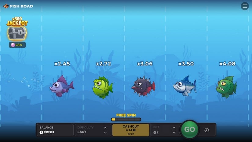 Fish Road slot screen 3