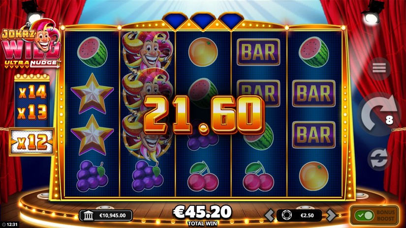 Jokrz Wild Ultranudge slot screen 7