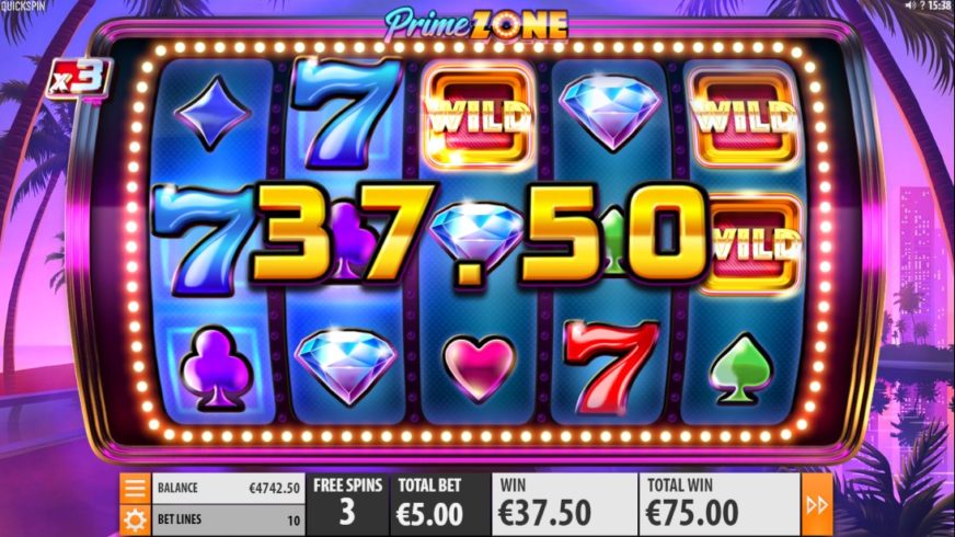 Prime Zone slot screen 6