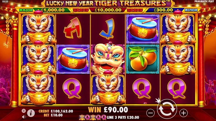 Lucky New Year – Tiger Treasures slot screen 6