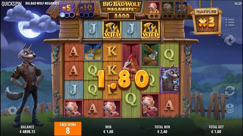 Big Bad Wolf Megaways slot screen 5