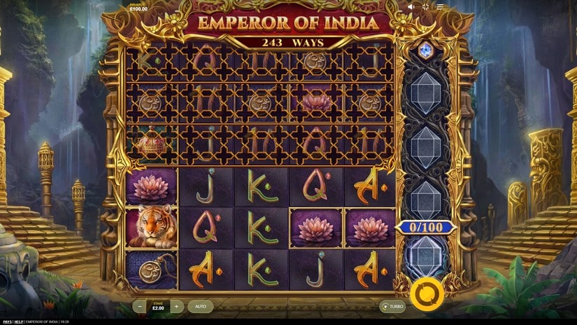 Emperor of India slot screen 1