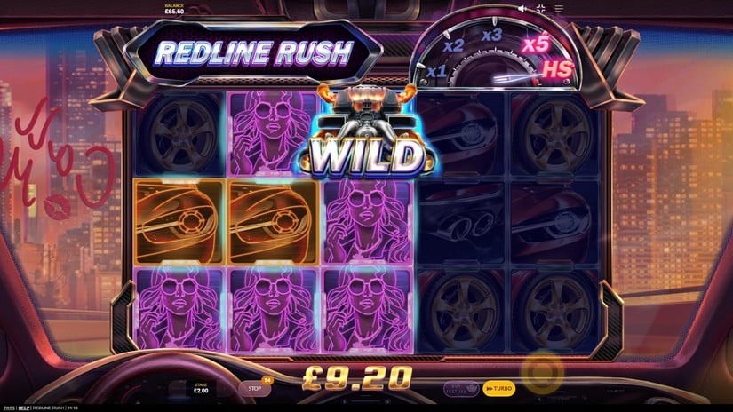 Redline Rush slot screen 5