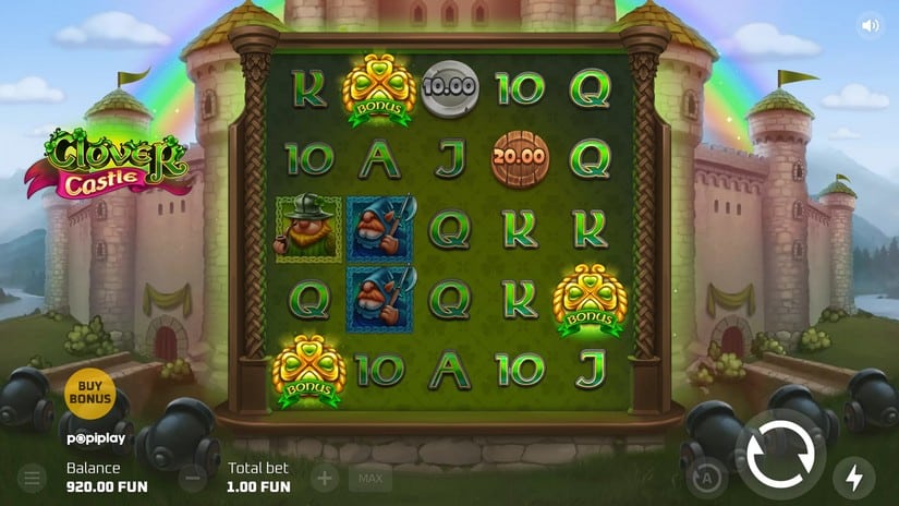 Clover Castle slot screen 2