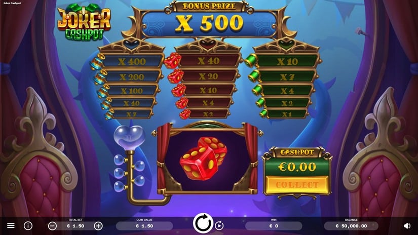 Joker Cashpot slot screen 1