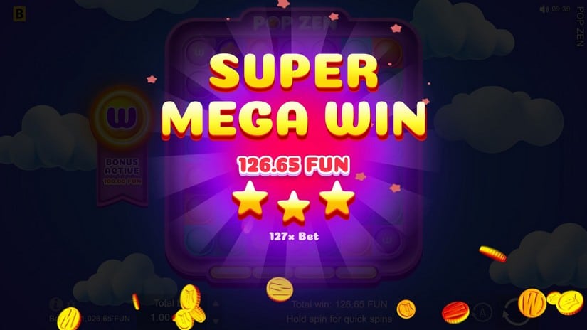 Pop Zen slot screen 4