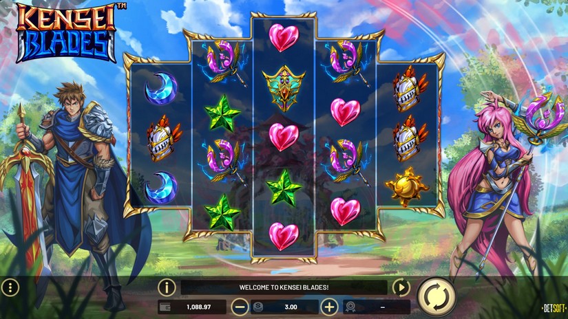 Kensei Blades slot screen 1