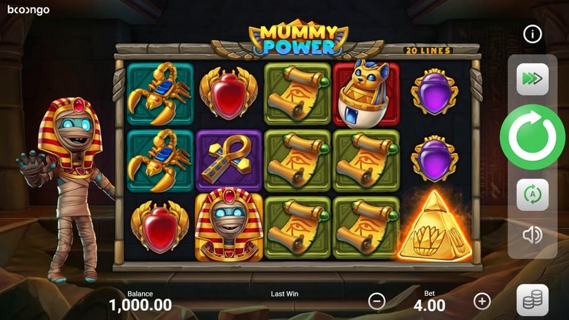 Mummy Power slot screen 1