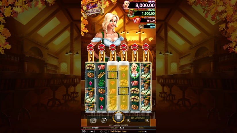 Heidi’s Bier Haus slot screen 4