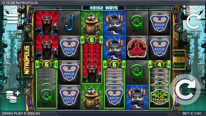 Nitropolis slot screen 2