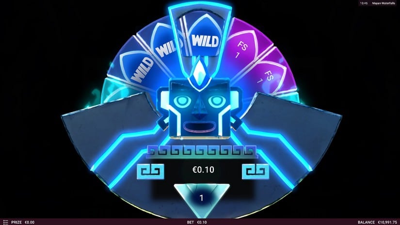 Mayan Waterfalls slot screen 4