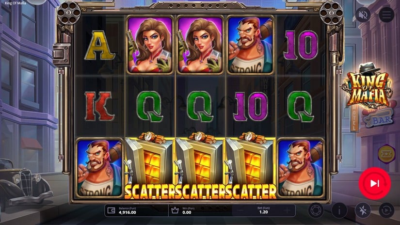 King of Mafia slot screen 2