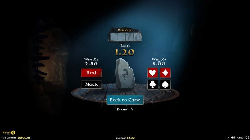 Valholl Hall of the Slain slot screen 3