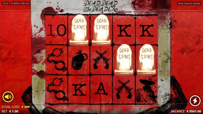 Dead, Dead or Deader slot screen 1