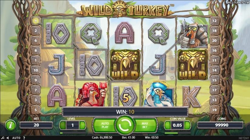 Wild Turkey slot screen 5