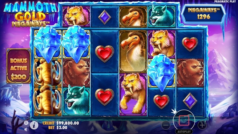 Mammoth Gold Megaways slot screen 3