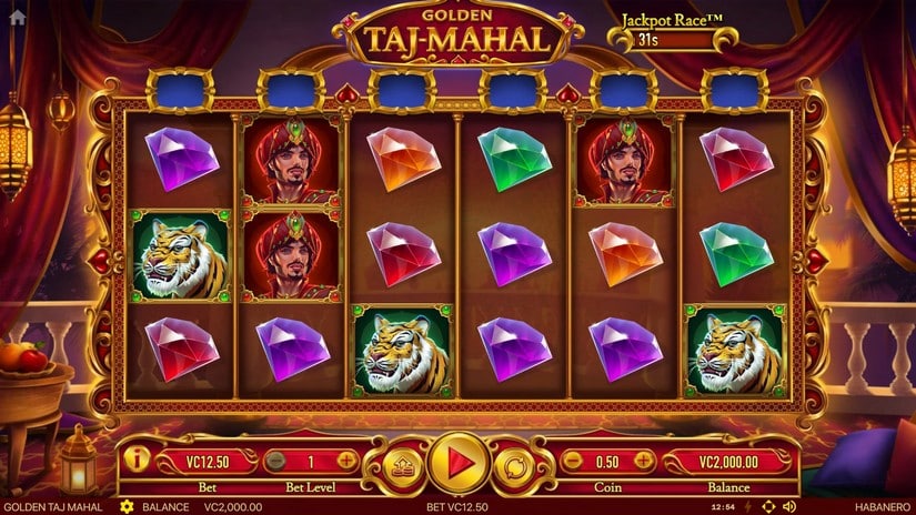 Golden Taj Mahal slot screen 1