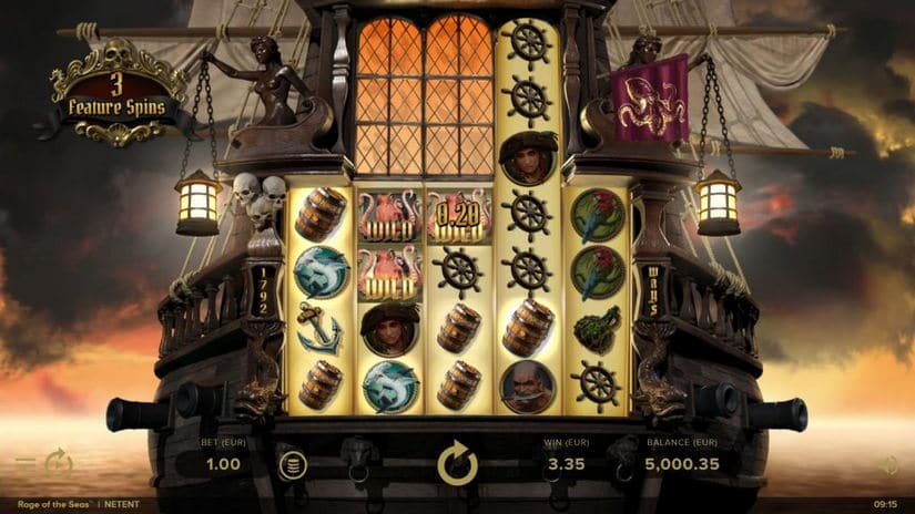 Rage of the Seas slot screen 4