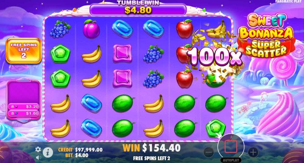 Sweet Bonanza Super Scatter slot demo