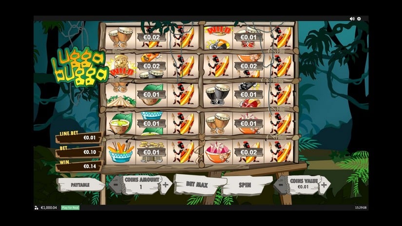 Ugga Bugga slot screen 2