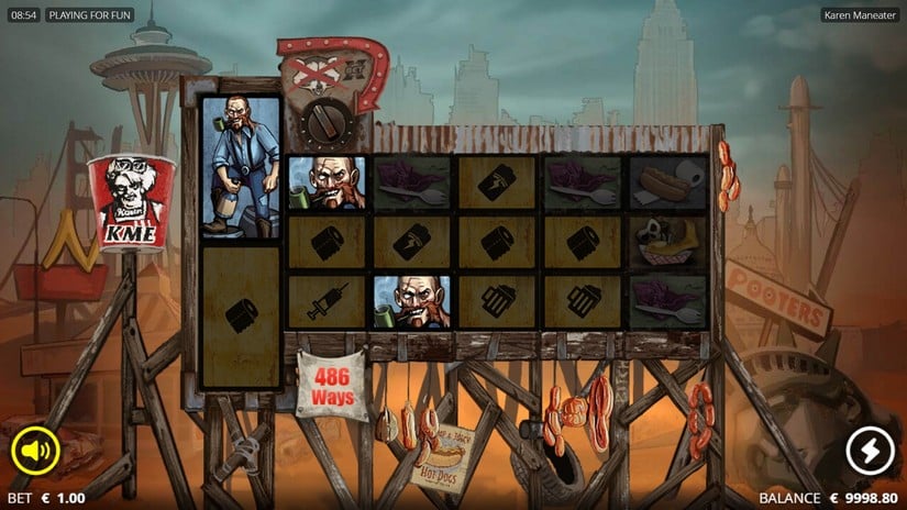 Karen Maneater slot screen 1