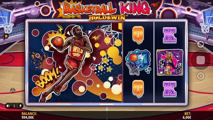 Basketball King Hold and Win slot screen 2