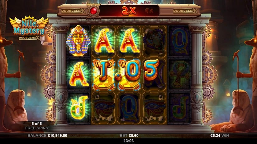Nile Mystery DoubleMax slot screen 5