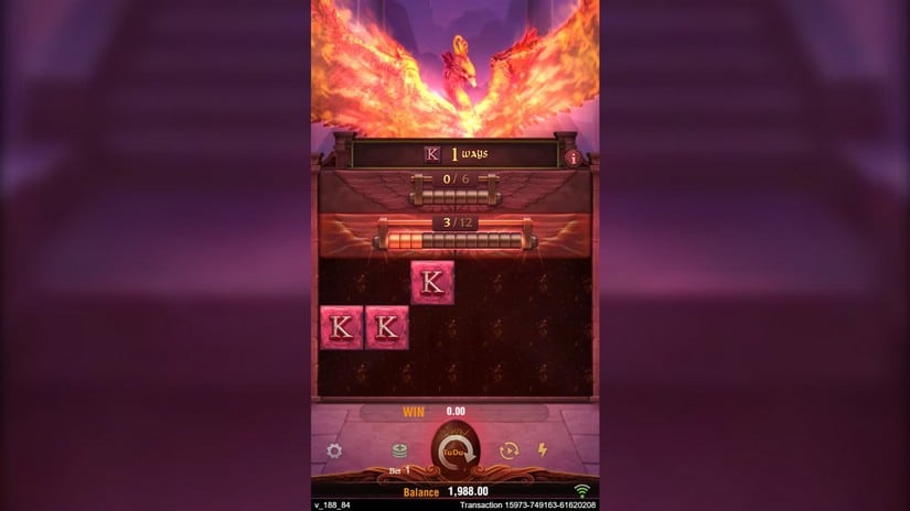 Trial of Phoenix slot screen 2