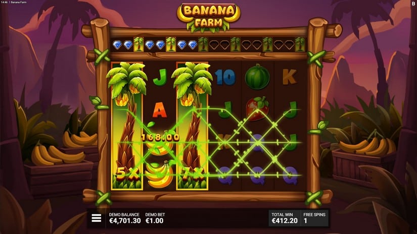 Banana Farm slot screen 6