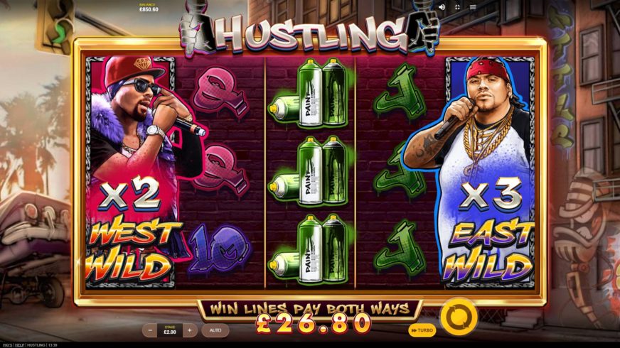 Hustling slot screen 7
