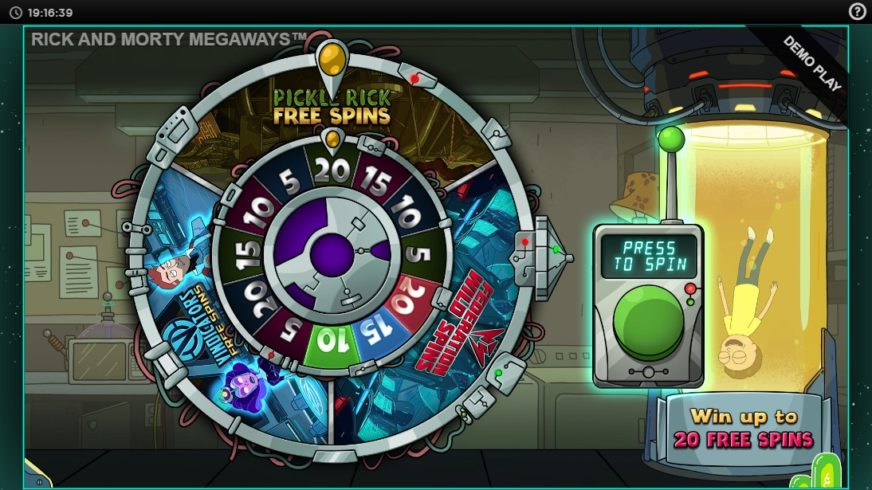 Rick and Morty Megaways slot screen 6