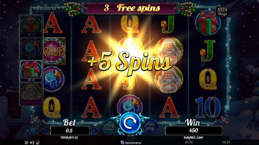 Santas Wild Night slot screen 5