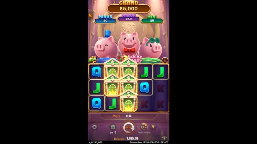 3 Lucky Piggy slot screen 3
