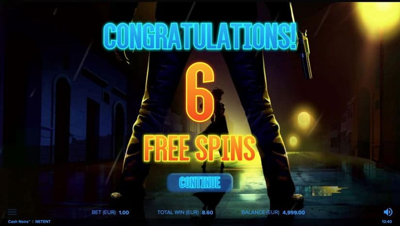 Cash Noire slot screen 1