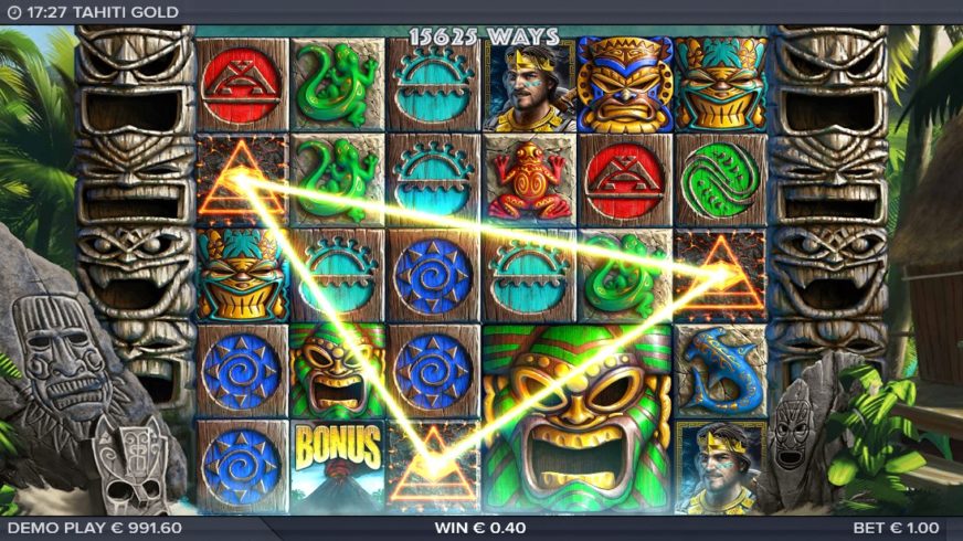 Tahiti Gold slot screen 4