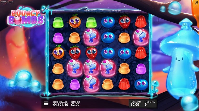 Bouncy Bombs slot screen 4