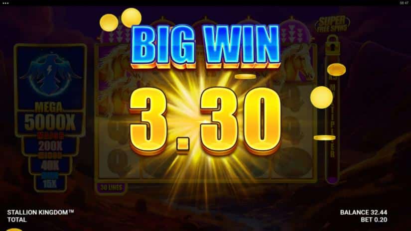 Stallion Kingdom slot screen 3