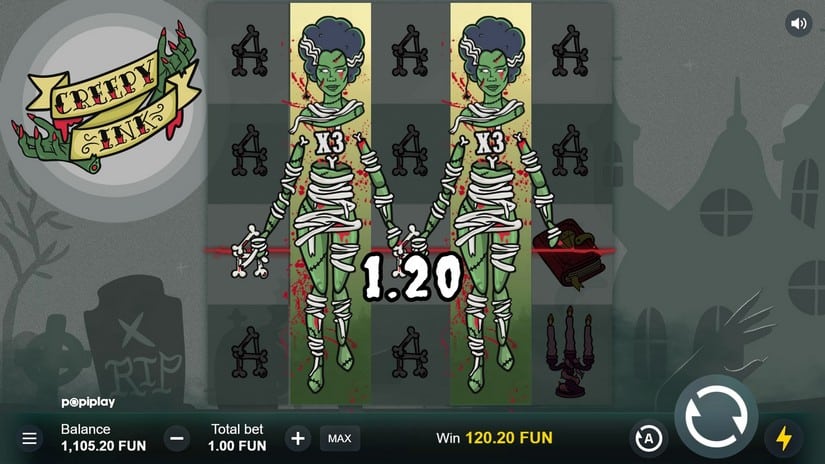 Creepy Ink slot screen 3