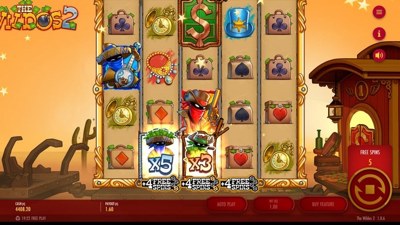 The Wildos 2 slot screen 4