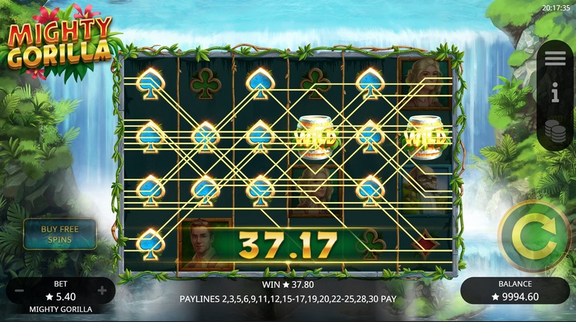 Mighty Gorilla slot screen 2