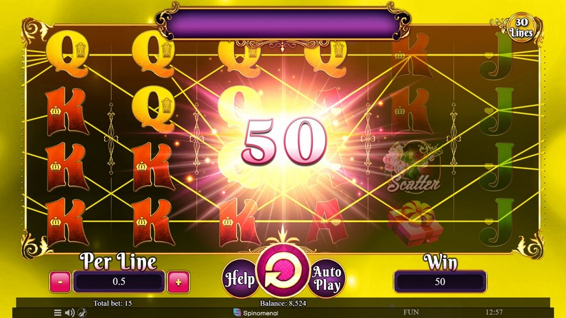 Valentine Collection 30 Lines slot screen 4