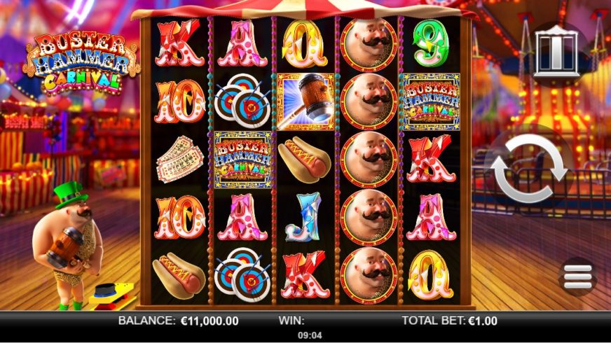 Buster Hammer Carnival slot screen 1