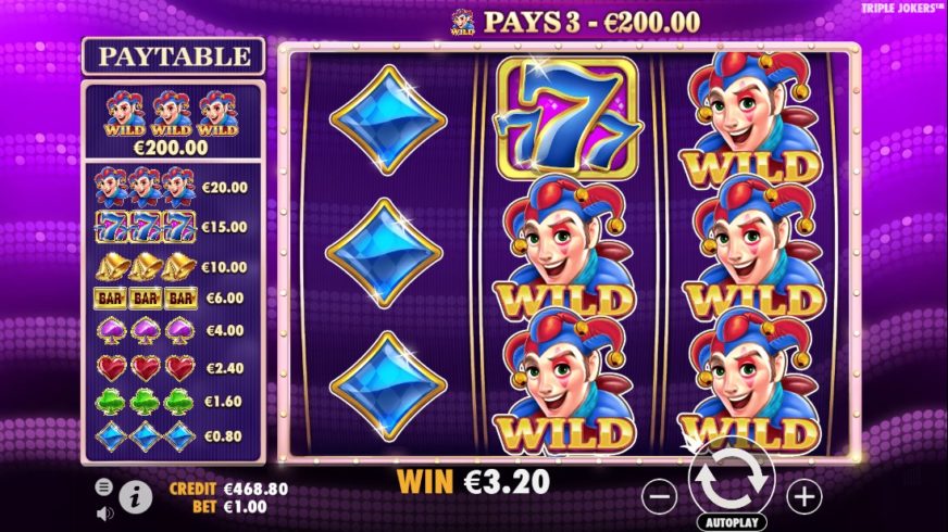 Triple Jokers slot screen 5