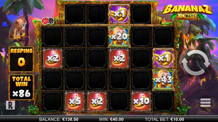 Bananaz 10K Ways slot screen 4