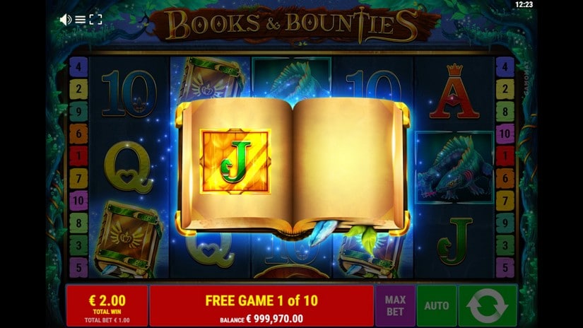 Books and Bounties slot screen 7
