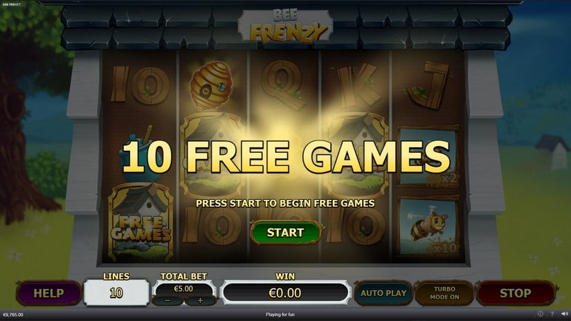 Bee Frenzy slot screen 4