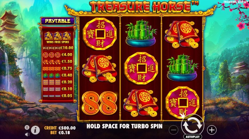 Treasure Horse slot screen 1