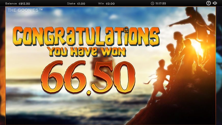 The Goonies slot screen 7